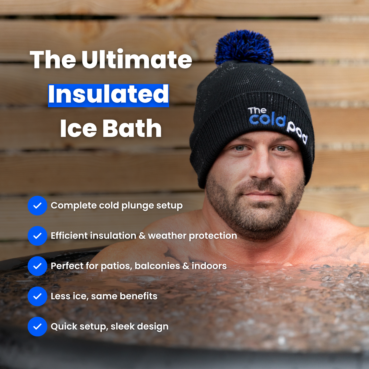 The Cold Pod Elite Lite Insulated Ice Bath Tub USA